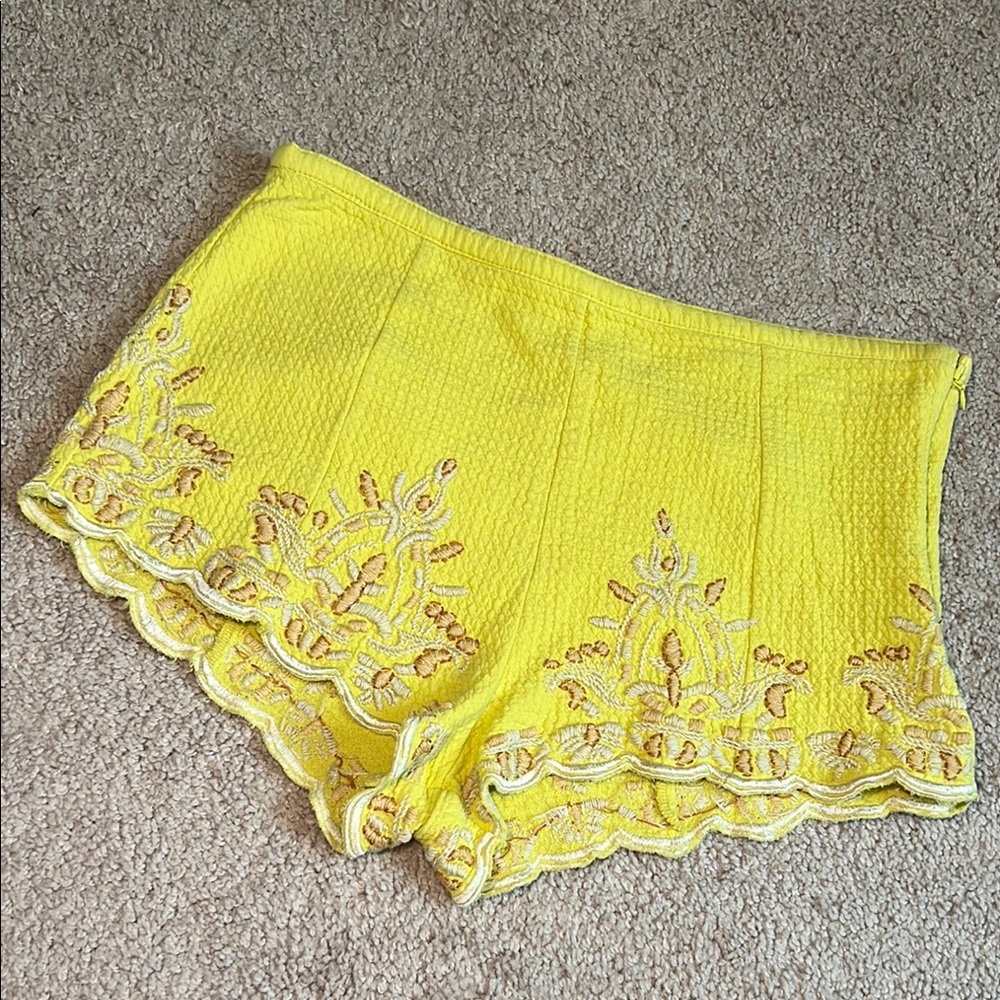 Free People Talulah Embroidered Short